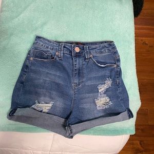 Blue Jean shorts/ size-0